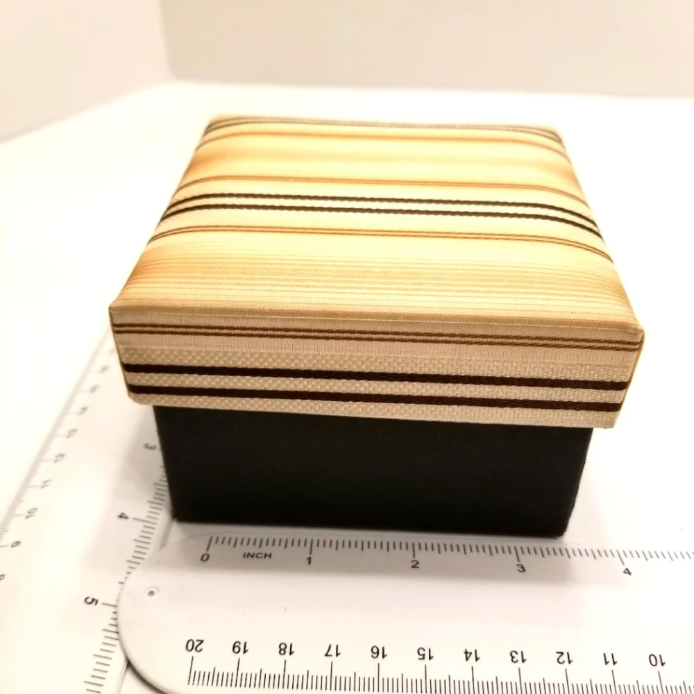 ✅Mariano Fortuni Milano Silk Pocket Square, Cuff Links, Tie, Box